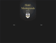 Tablet Screenshot of hotelmontegrande.it